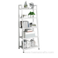 storage shelf iron bookshelf living room space saving